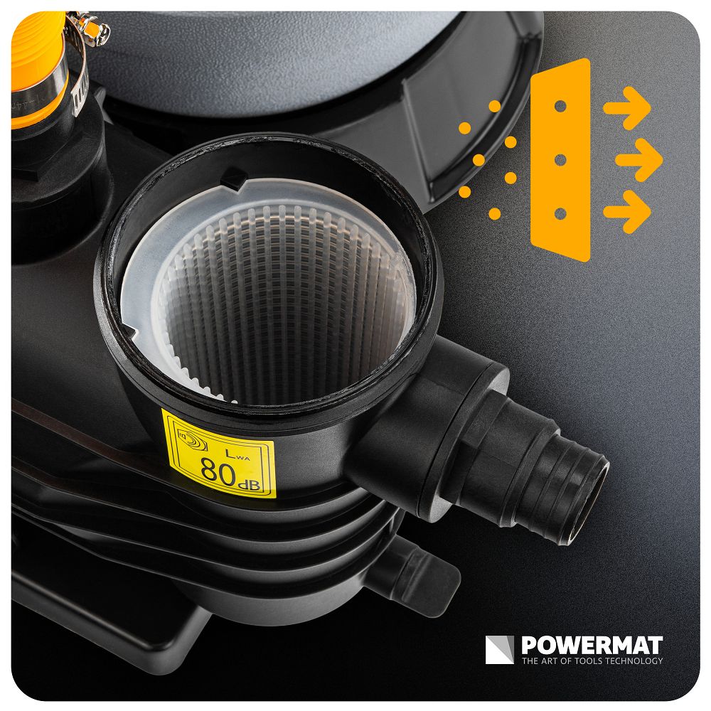 Pompa de nisip pentru piscina PM-PPDB-250JT, afisaj LCD, 250 W, Powermat PM1481