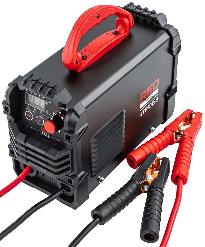 Redresor tip invertor cu afisaj LCD, 400 A, Red Technic RTPI0168