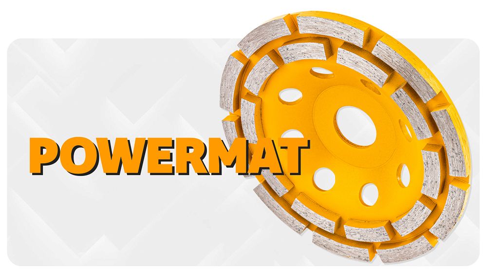 Disc diamantat pentru slefuit PM-DTG-1253T, 125 mm, Powermat PM1419