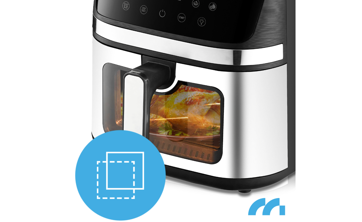 Friteuza cu aer cald 1800 W, capacitate 7 l, MalTec 112095