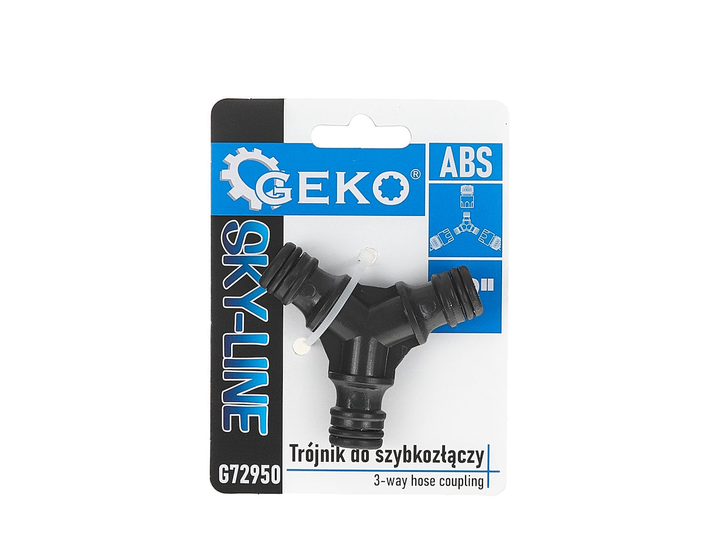 Cuplaj furtun cu 3 cai Sky-Line, Geko G72950