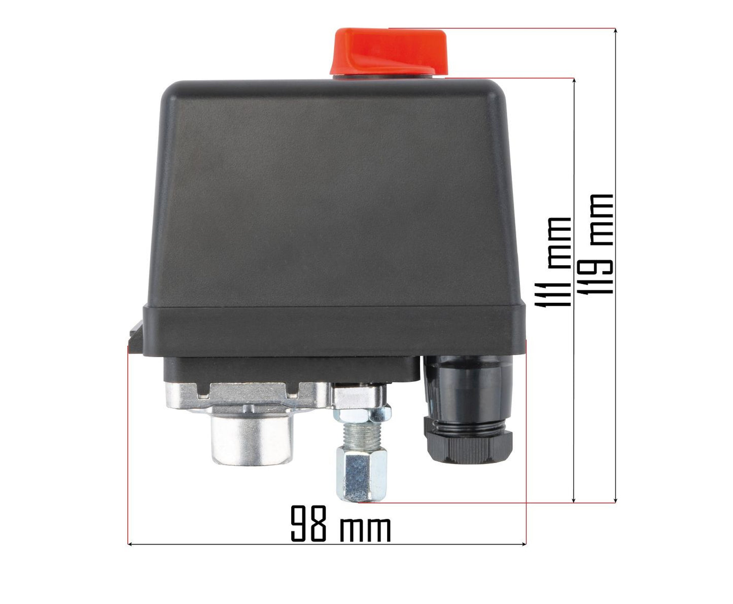 Intrerupator de presiune pentru compresor, Powermat PM-KO-300T-400V-WY