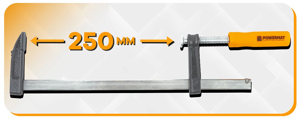 Clema de tamplarie PM-SSS-10T, 250 x 50 mm, Powermat PM1369