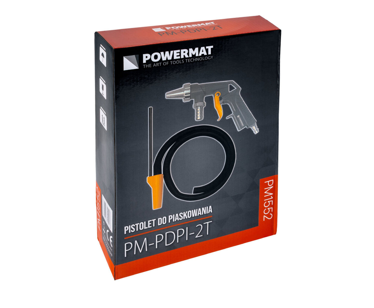 Pistol de sablare cu furtun PM-PDPI-2T, 1 m, Powermat PM1552