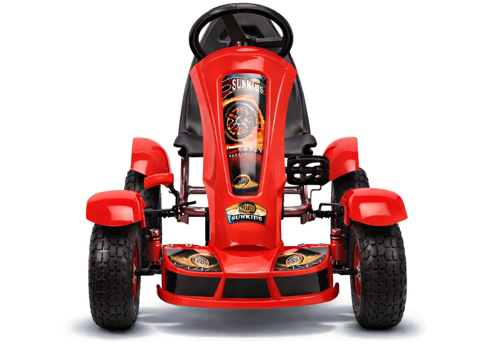 Kart cu pedale F618 rosu, Lean 25078