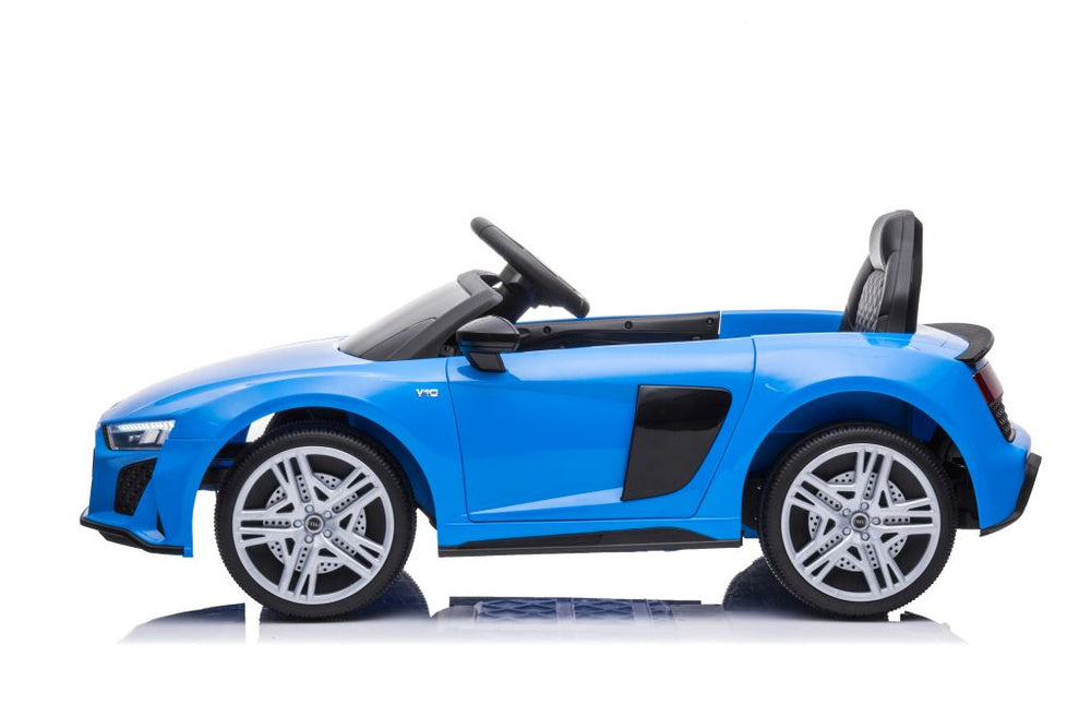 Masinuta electrica pentru copii Audi R8, 12 V, albastru, 107 x 58 x 48 cm, Lean 9043