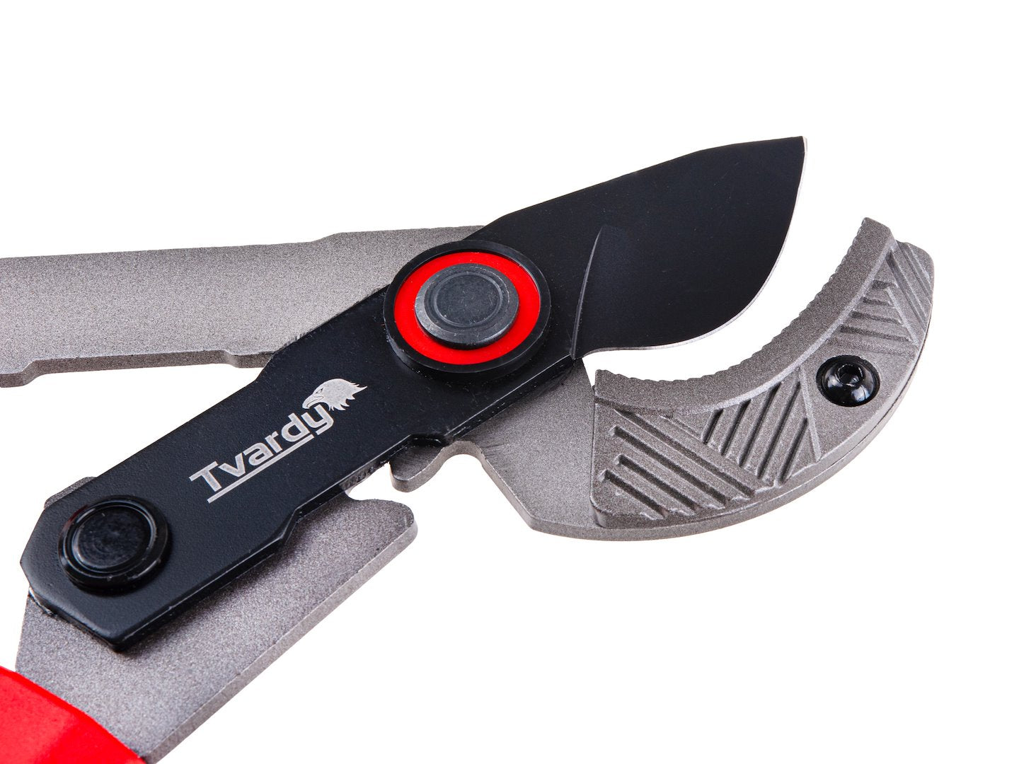 Foarfeca de gradina cu lama tip nicovala, 780 mm, 65 Mn, PTFE, Tvardy T07416