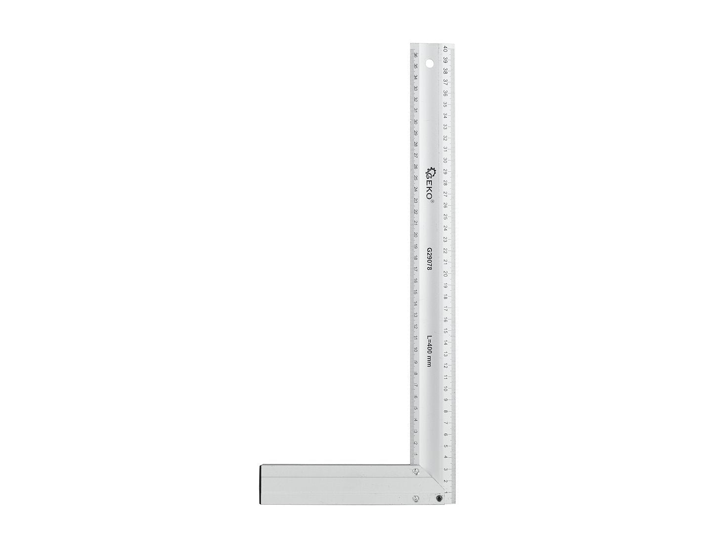 Echer de tamplarie din aluminiu, 400 mm, Geko G29078