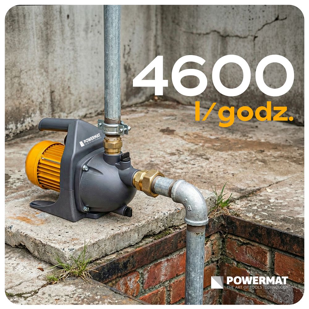 Pompa pentru hidrofor PM-PHD-600J, 600 W, Powermat PM1478