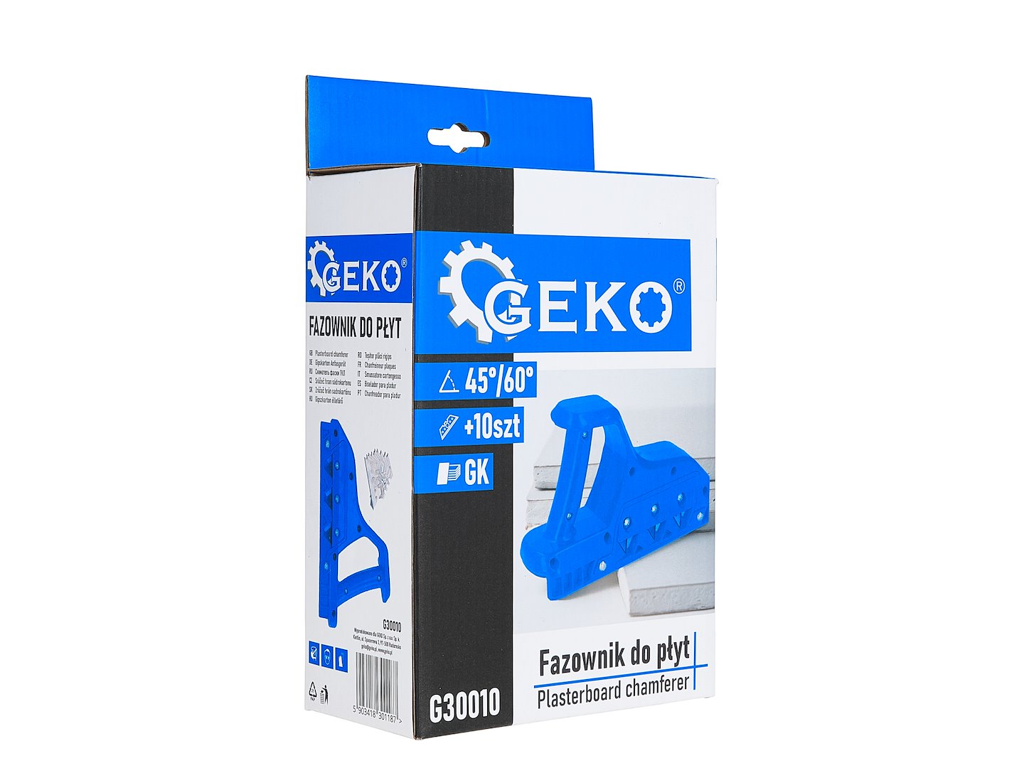 Dispozitiv sanfrenare placi gips-carton 45° si 60°, Geko G30010