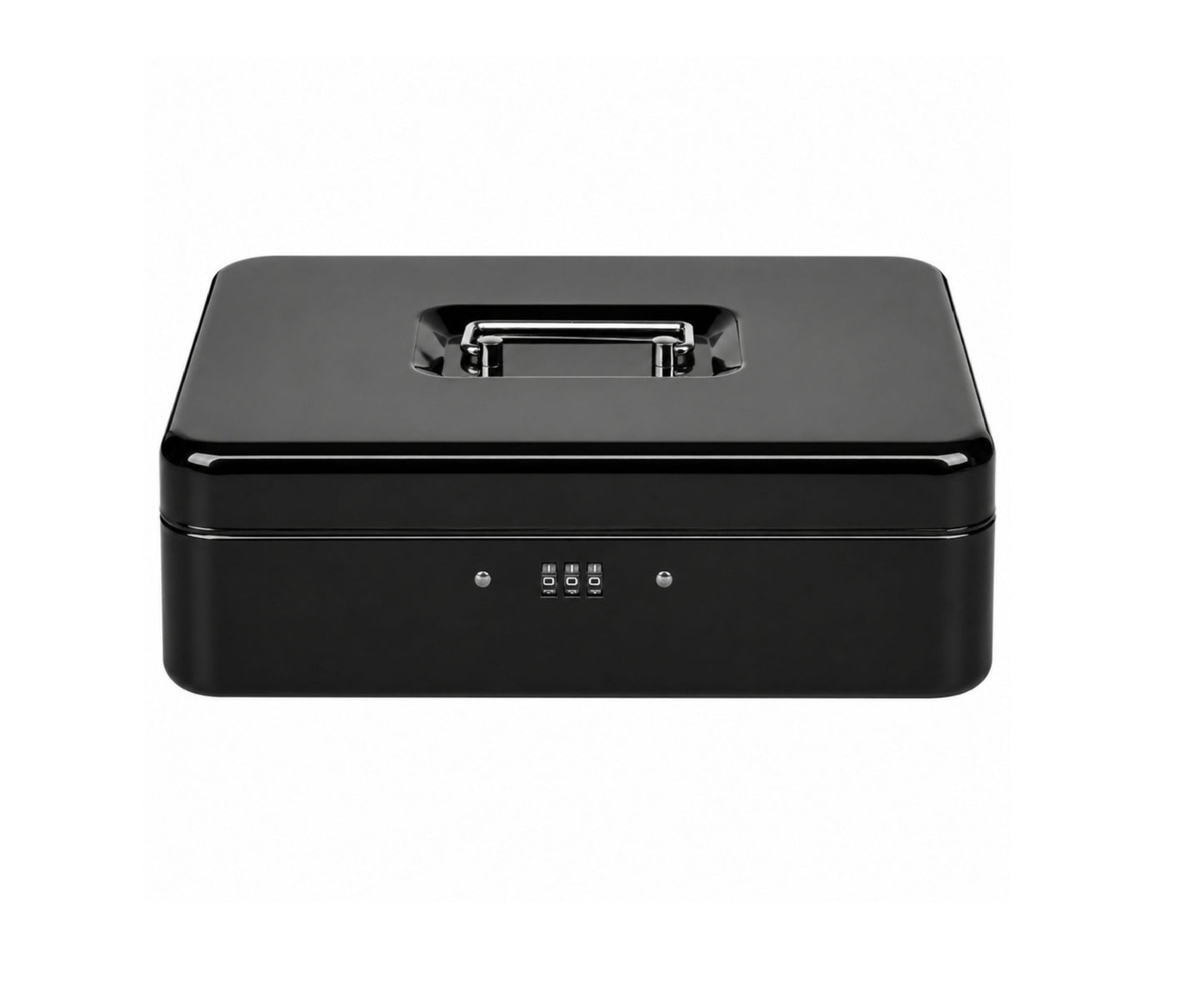 Cutie de valori metalica, 30 x 24 cm, negru, Lean 30695