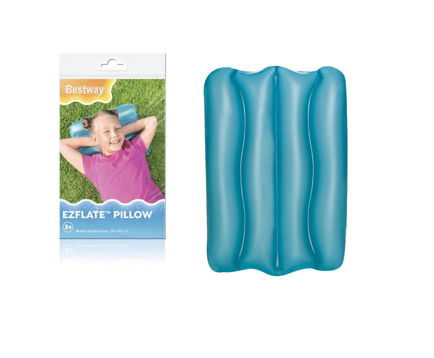 Perna gonflabila, 38 x 25 cm, albastru, Bestway 27233