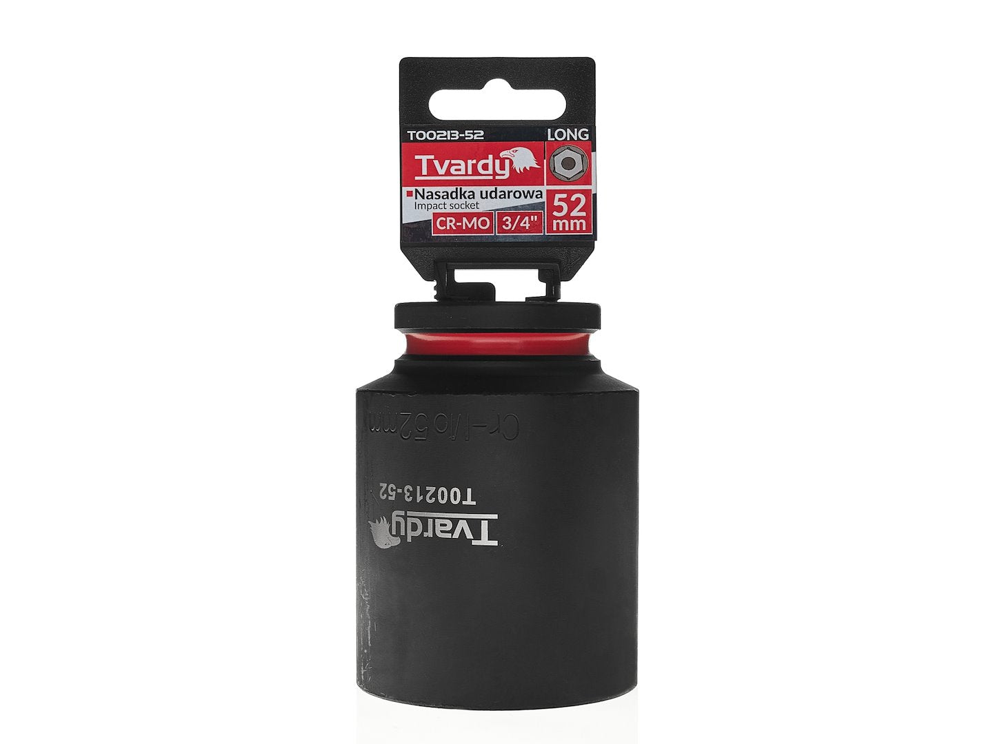 Cheie tubulara de impact in 6 puncte, 3 / 4", 52 mm, Cr-Mo, Tvardy T00213-52