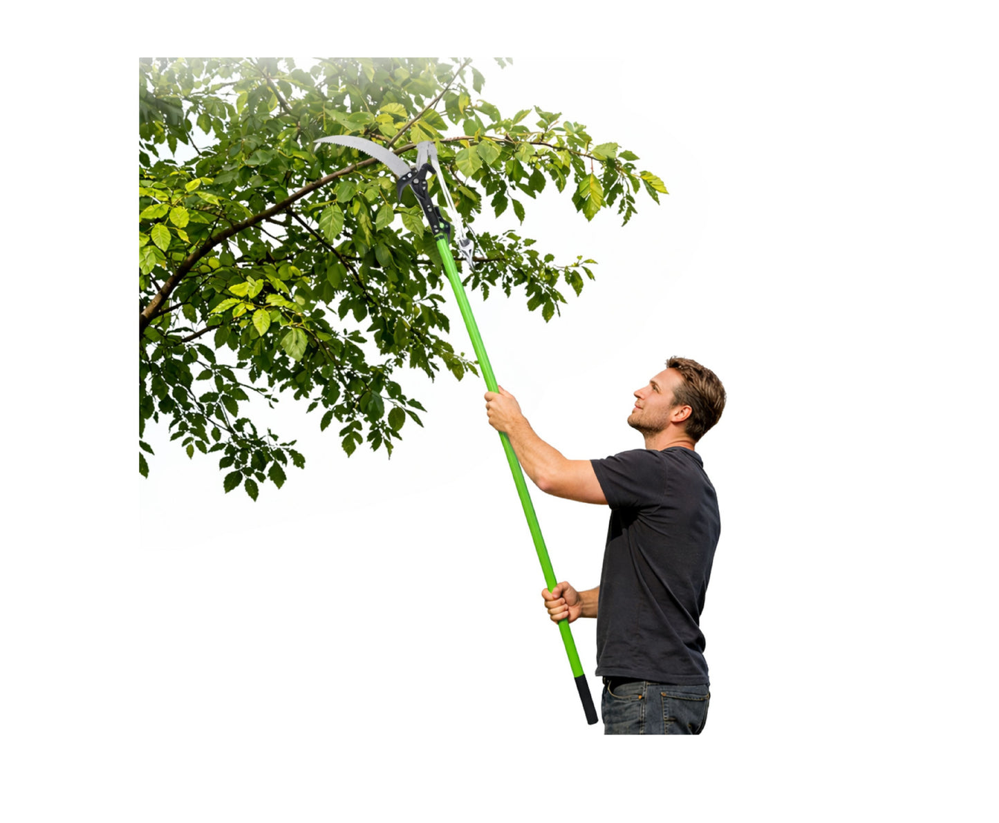 Fierastrau telescopic pentru crengi 2 in 1, 125-240 cm, Lean 26611