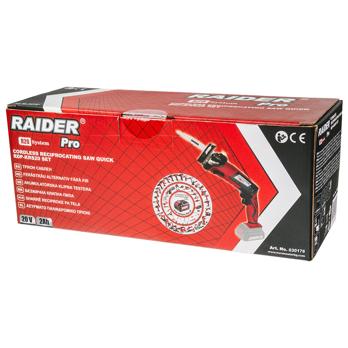 Fierastrau tip sabie RDP-KRS20 Solo (fara acumulator si incarcator), 100 mm, Raider 030176