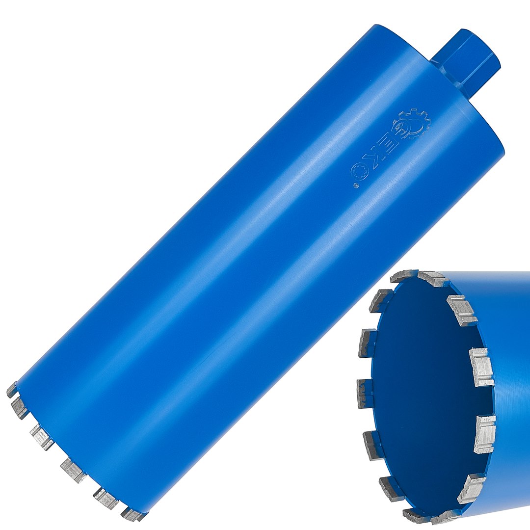 Carota diamantata pentru umed / uscat, 152 x 10 x 450 mm 13 T, 1.1 / 4", Geko G65218