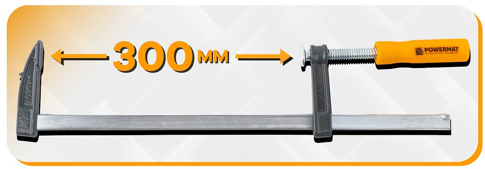 Clema de tamplarie PM-SSS-12 T, 300 x 50 mm, Powermat PM1370