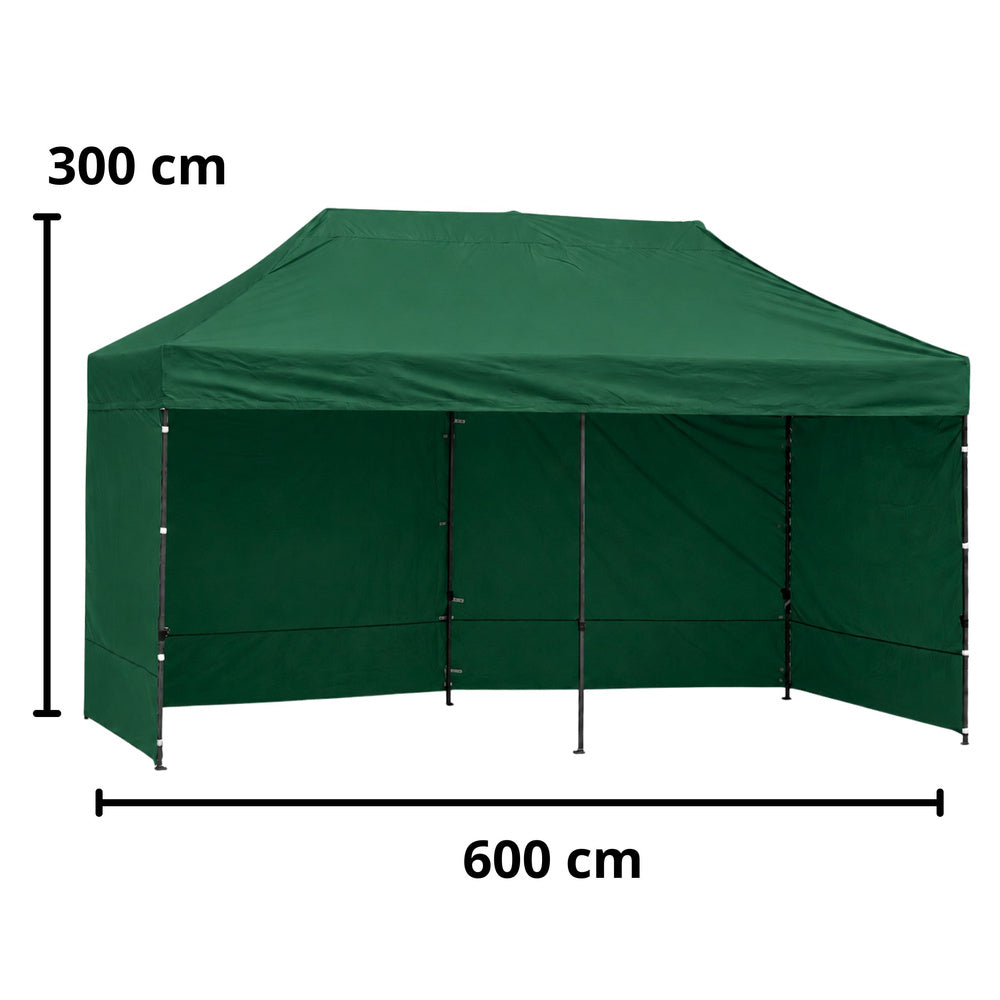 Pavilion de gradina, verde, 3 x 6 m, Lean 29333