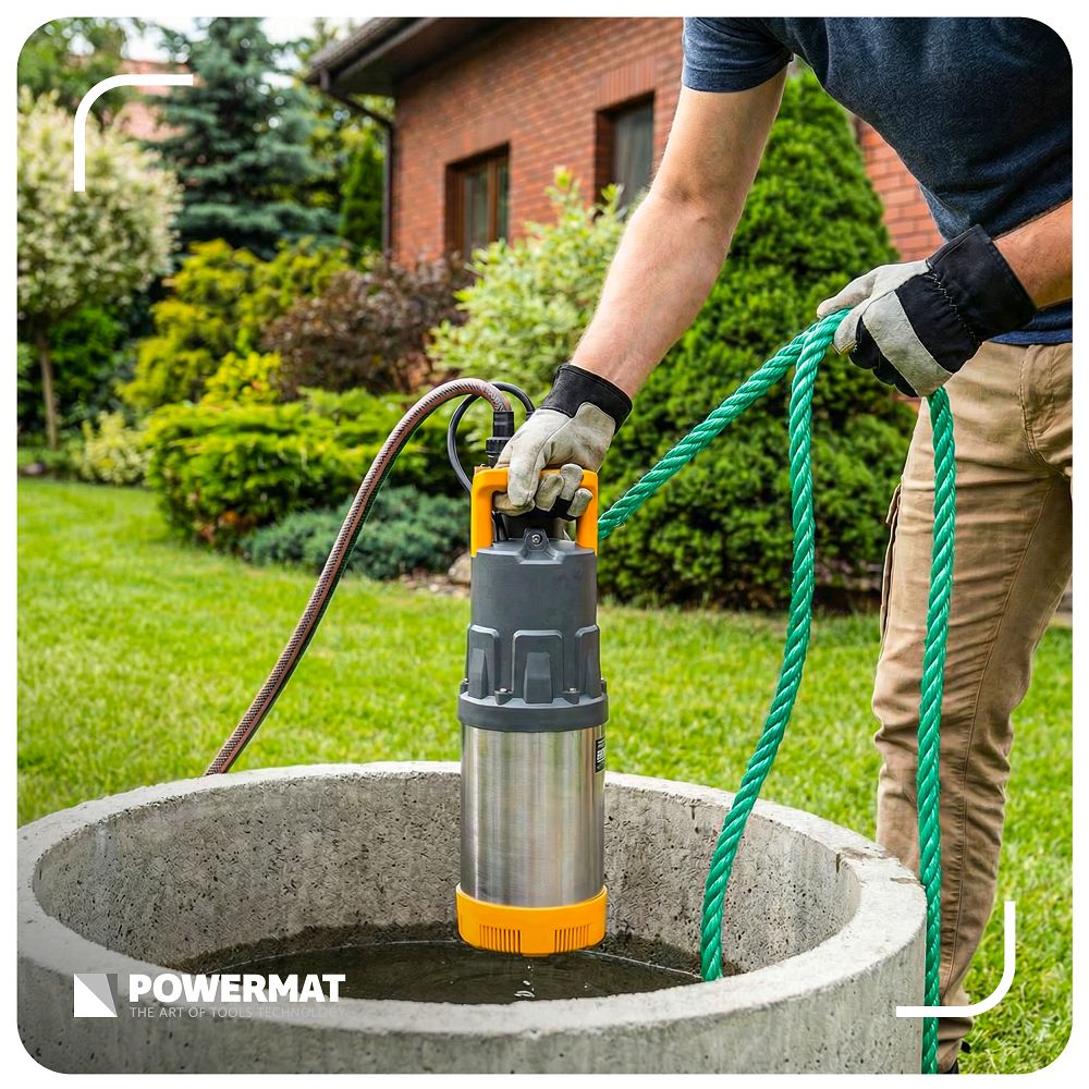 Pompa submersibila PM-APDW-1100J, 1100 W, Powermat PM1480