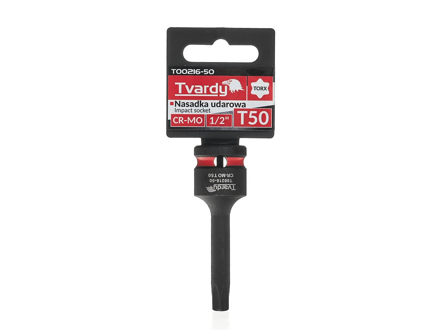 Cheie tubulara de impact TORX 1 / 2", T50, Cr-Mo, Tvardy T00216-50