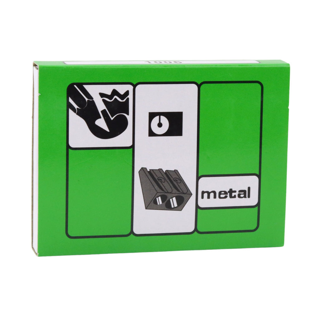 Ascutitoare metalica dubla, 2,5 x 2,5 cm, Lean 21856