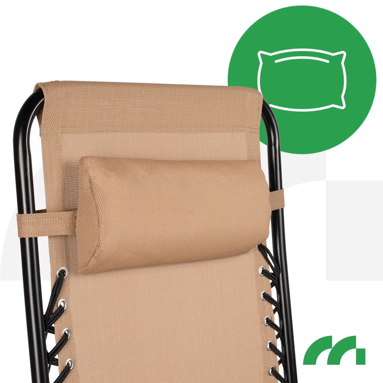 Sezlong pliabil de gradina, 110x67x88cm, capacitate maxima 150 kg, MalTec 112656