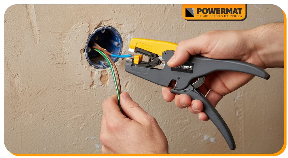 Cleste pentru dezizolare cabluri PM-SI-1T, 5-20 mm, Powermat PM1437