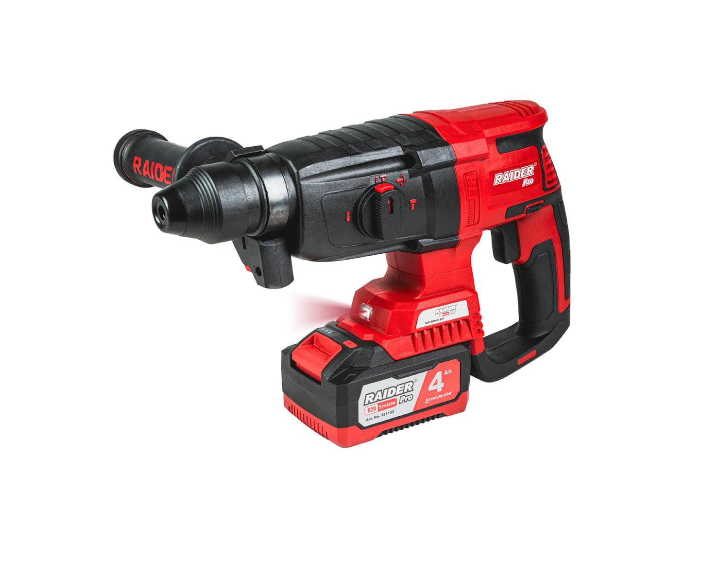 Ciocan rotopercutor RDP-BRH20, SDS 20V 4.0Ah 3J, Raider 030202