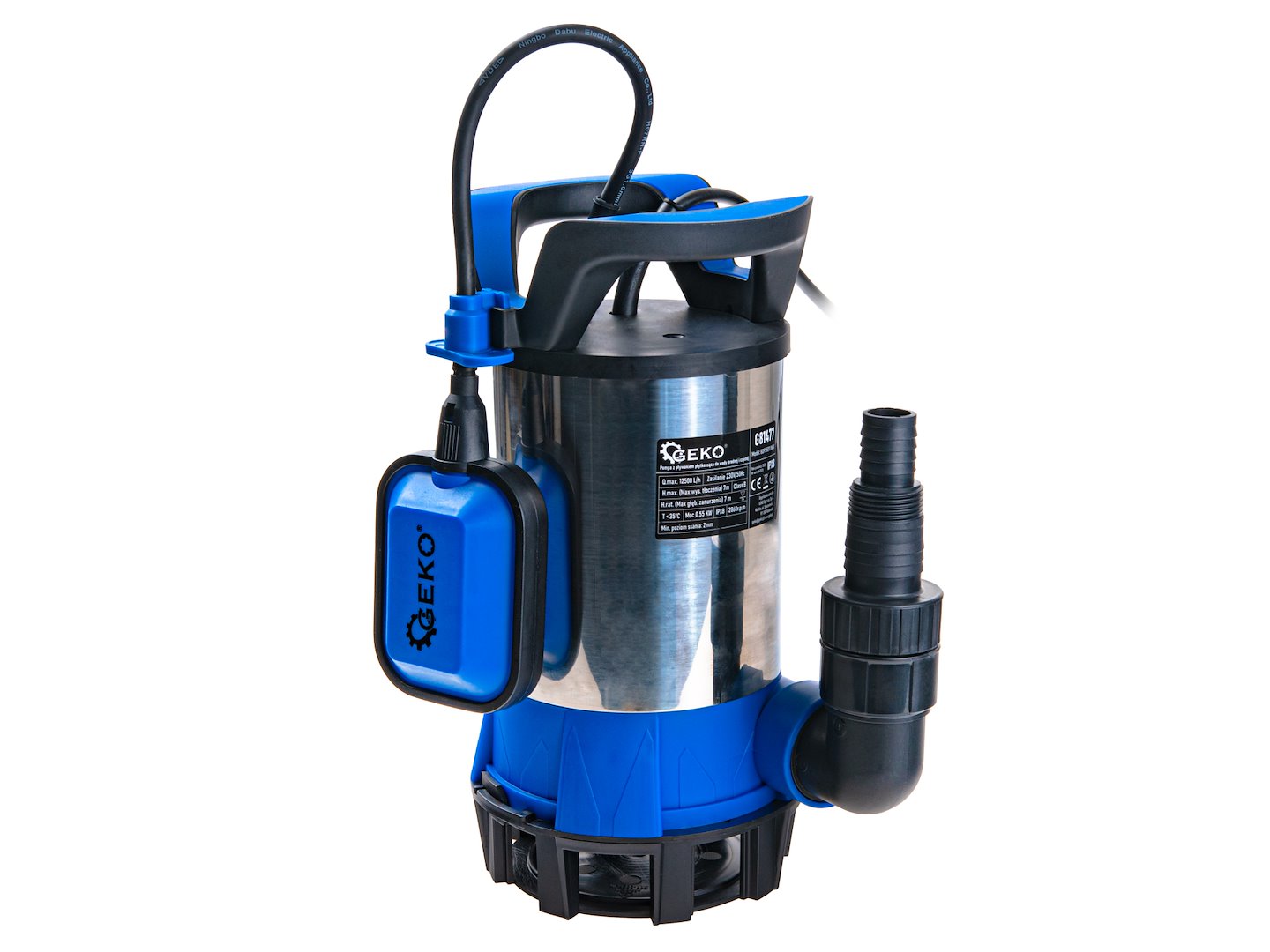 Pompa submersibila cu plutitor 3 in 1, 550 W, Geko G81477