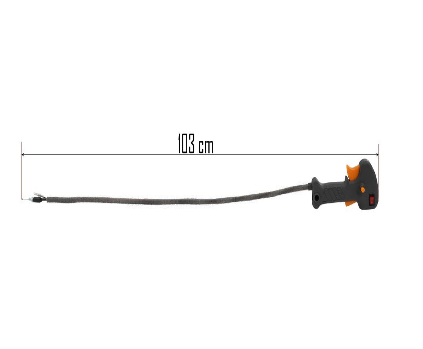 Maner cu buton de pornire pentru motocoasa pe benzina, Powermat PM-KS-600T-RG
