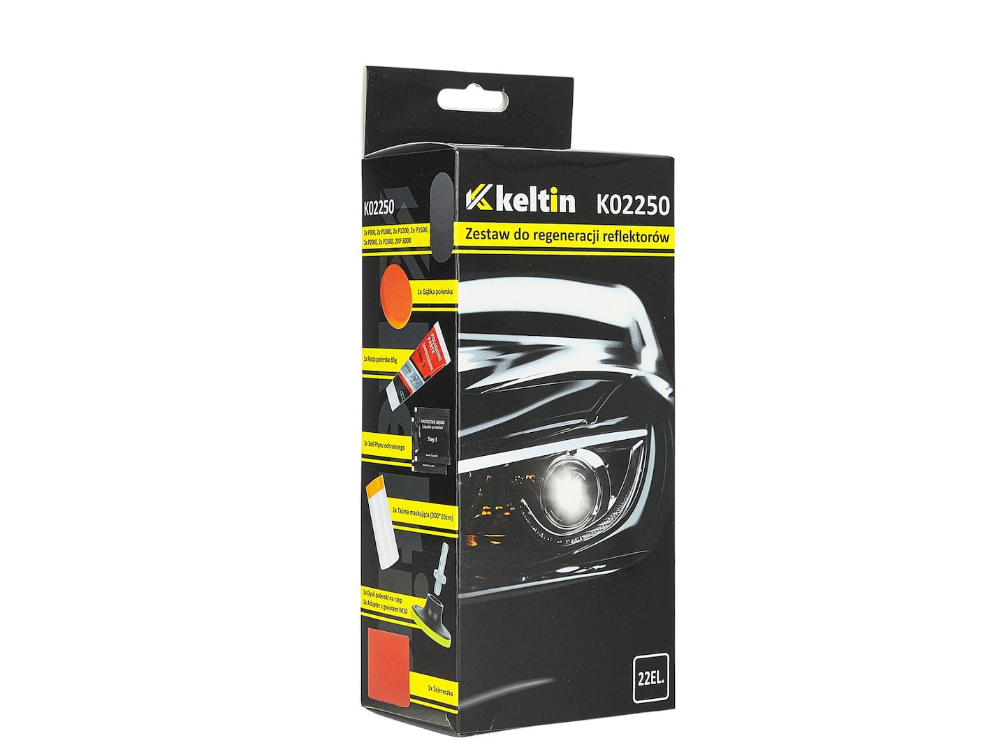 Kit restaurare faruri, 22 piese, Keltin K02250