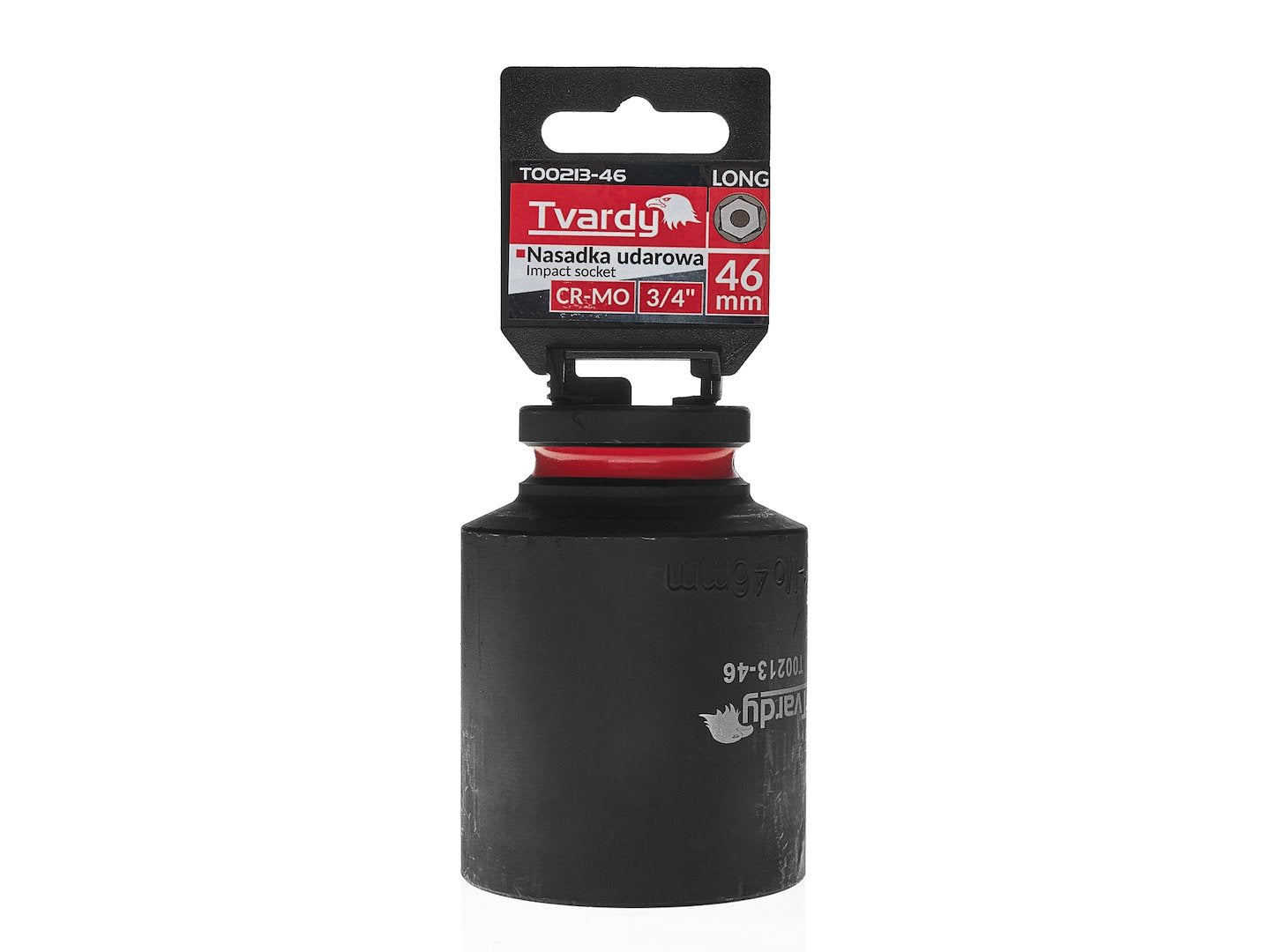 Cheie tubulara de impact in 6 puncte 3 / 4", 46 mm, Cr-Mo, Tvardy T00213-46