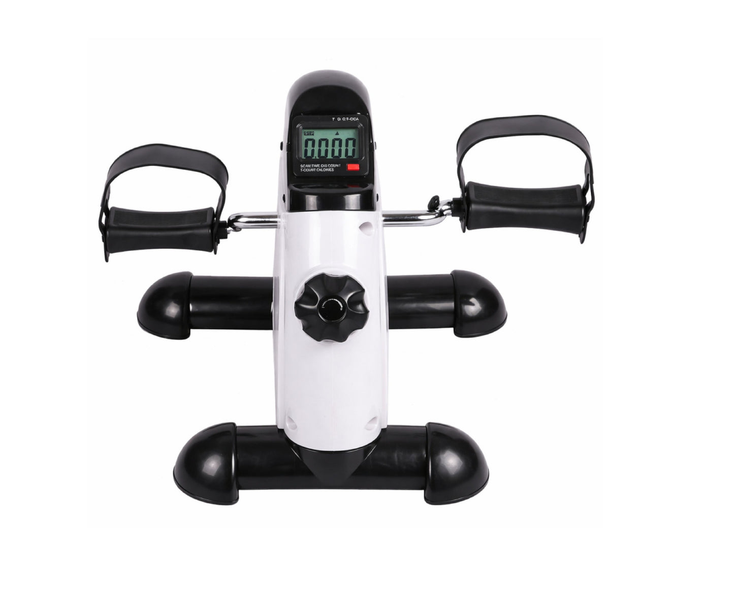 Mini bicicleta fitness cu contor LCD, alb, Lean 29310