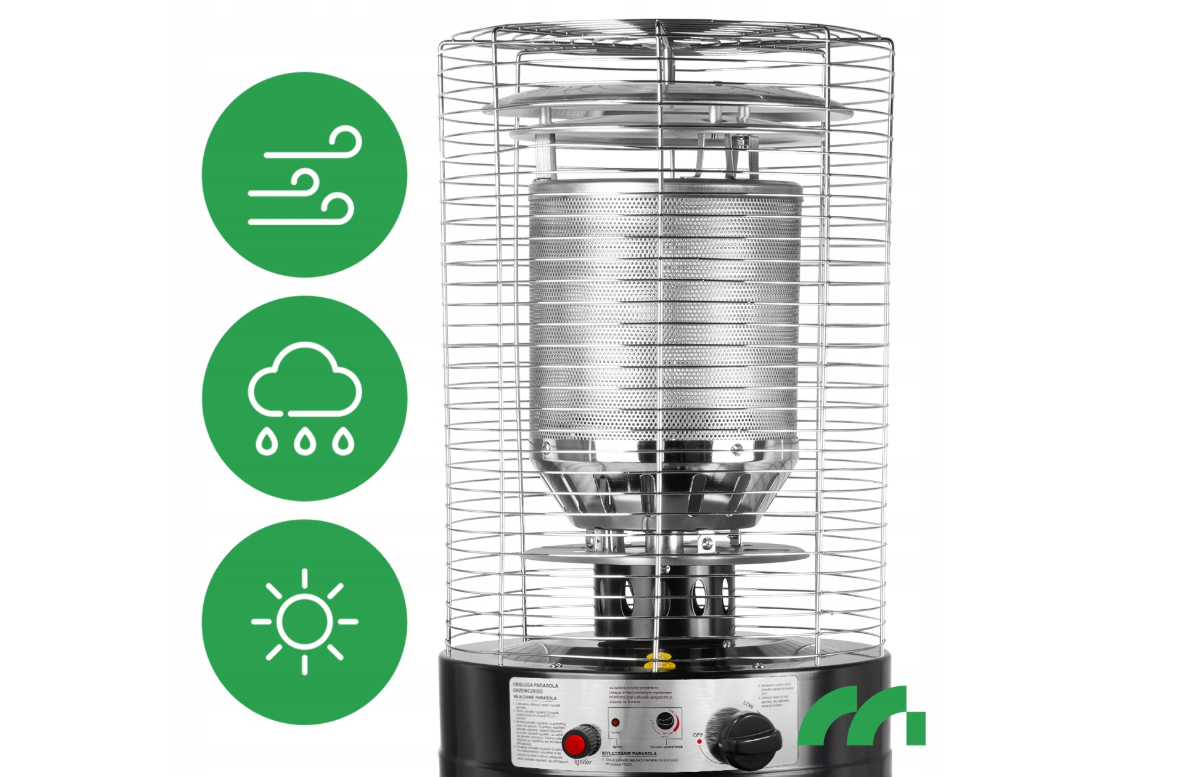 Incalzitor pentru terasa pe gaz, 13 kW, MalTec 112526