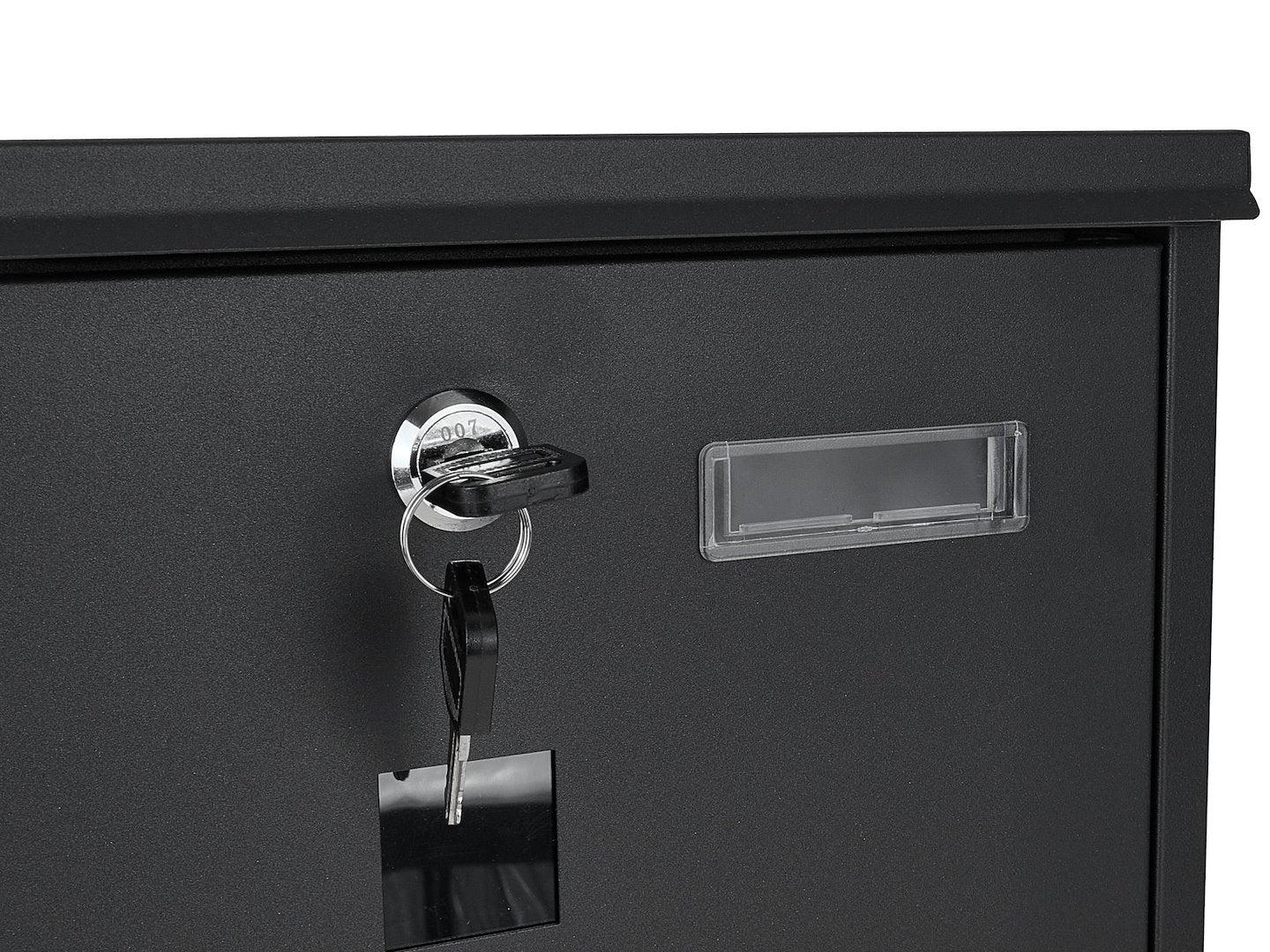 Cutie postala, 34 x 30.7 x 10 cm, negru, Geko G10923