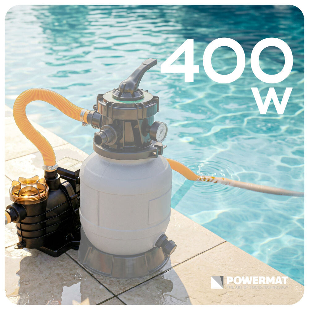 Pompa pentru piscina PM-PPDB-400JP, 400 W, Powermat PM1485