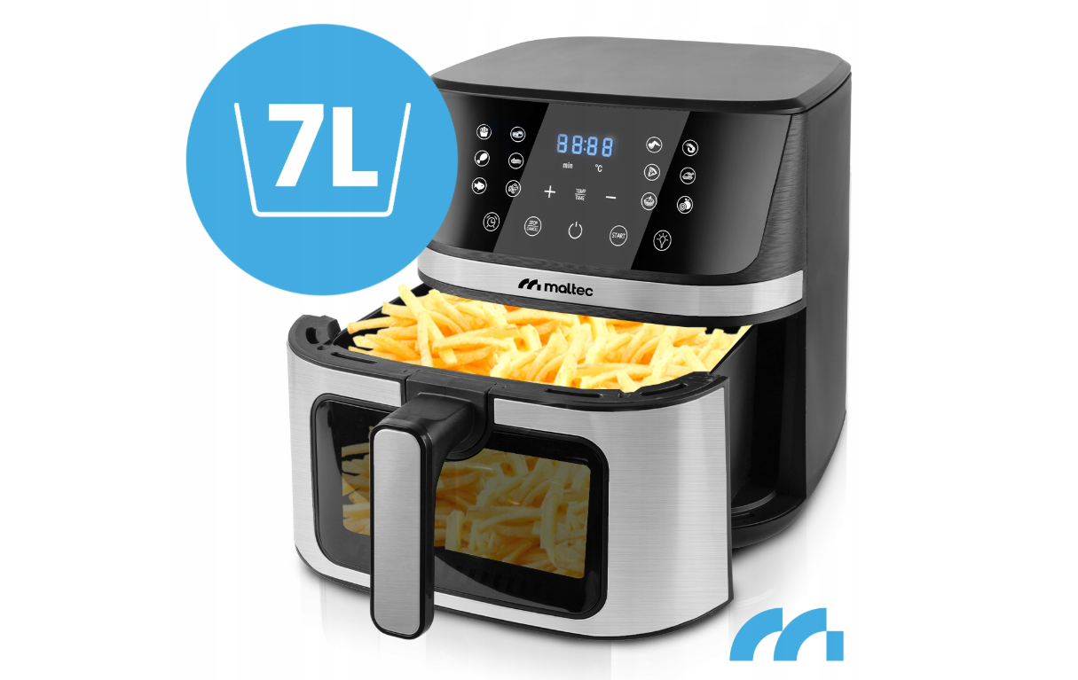 Friteuza cu aer cald 1800 W, capacitate 7 l, MalTec 112095