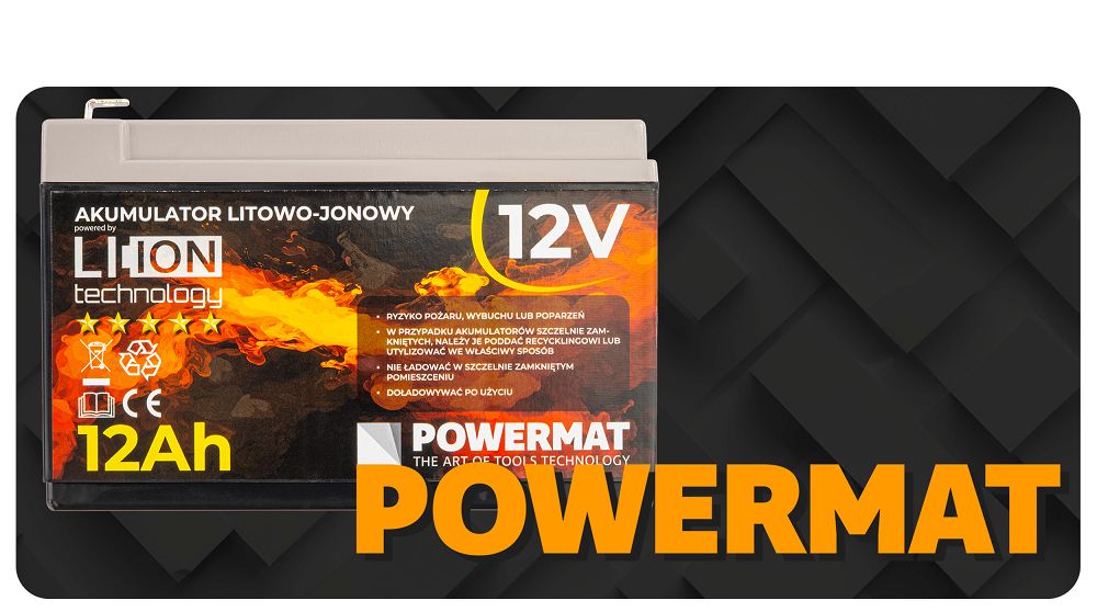 Acumulator Li-Ion PM-AKLJ-12V12AM, 12 V, 12 Ah, Powermat PM1517