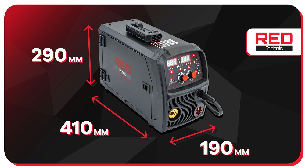 Aparat de sudura tip invertor MIGMAT, Red Technic RTMSTF0152