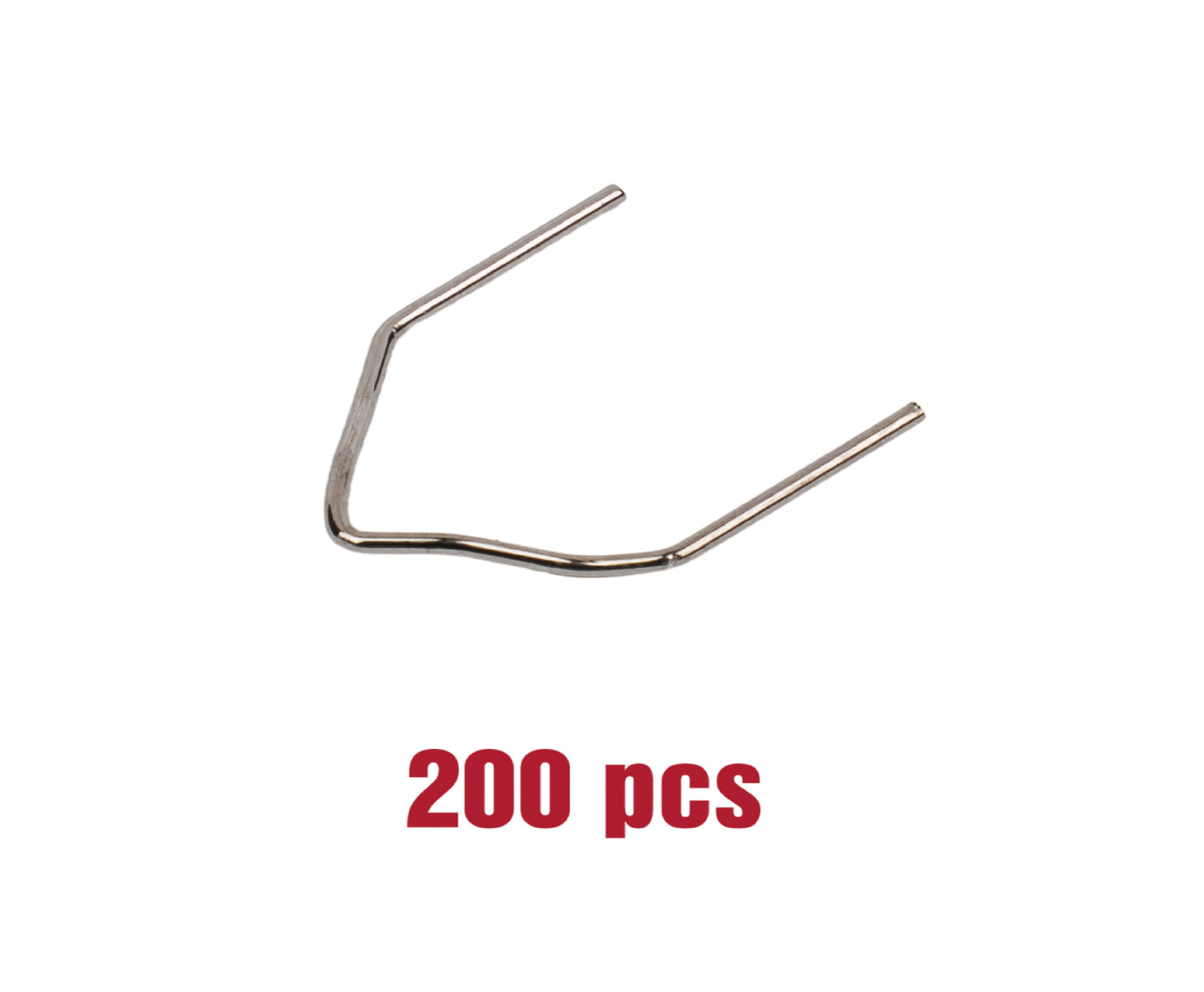 Set 200 capse V pentru aparat de lipit plastic , 0.8 mm, Raider 076214