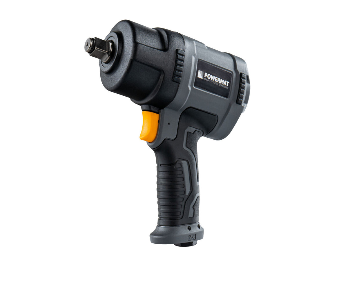 Cheie pneumatica PM-KPU-1560T, 1560 NM, 1/2", 8000 RPM, MAX. 8 BAR, 115 L/MIN, Powermat PM1593