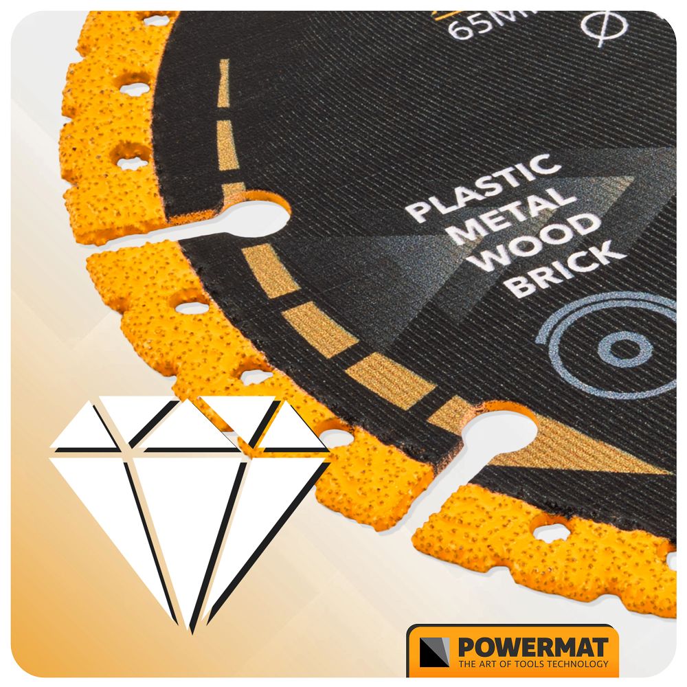 Disc diamantat universal PM-TDCS-1252T, 125 mm, Powermat PM1421