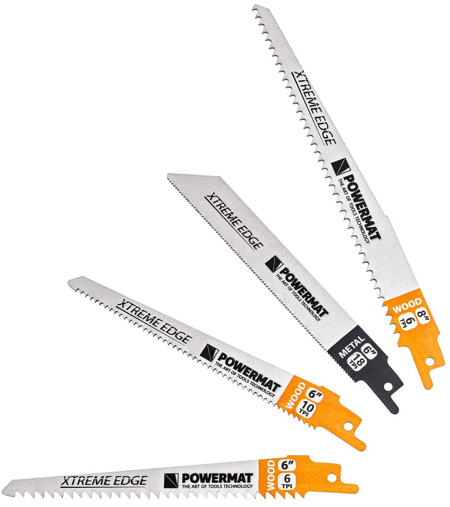 Set lame pentru fierastrau sabie PM-ZBDP10T, 10 bucati, Powermat PM1373