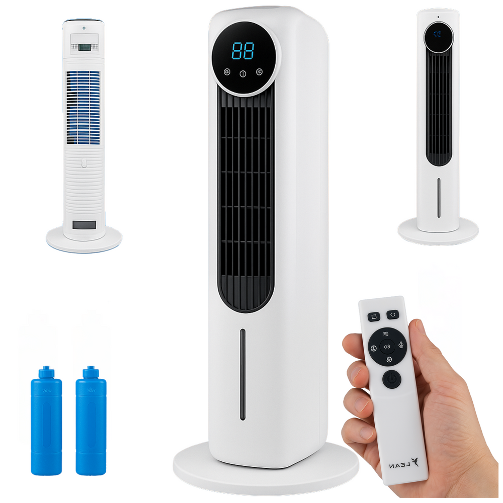 Ventilator tip turn cu apa, ionizare, telecomanda, Lean 26666