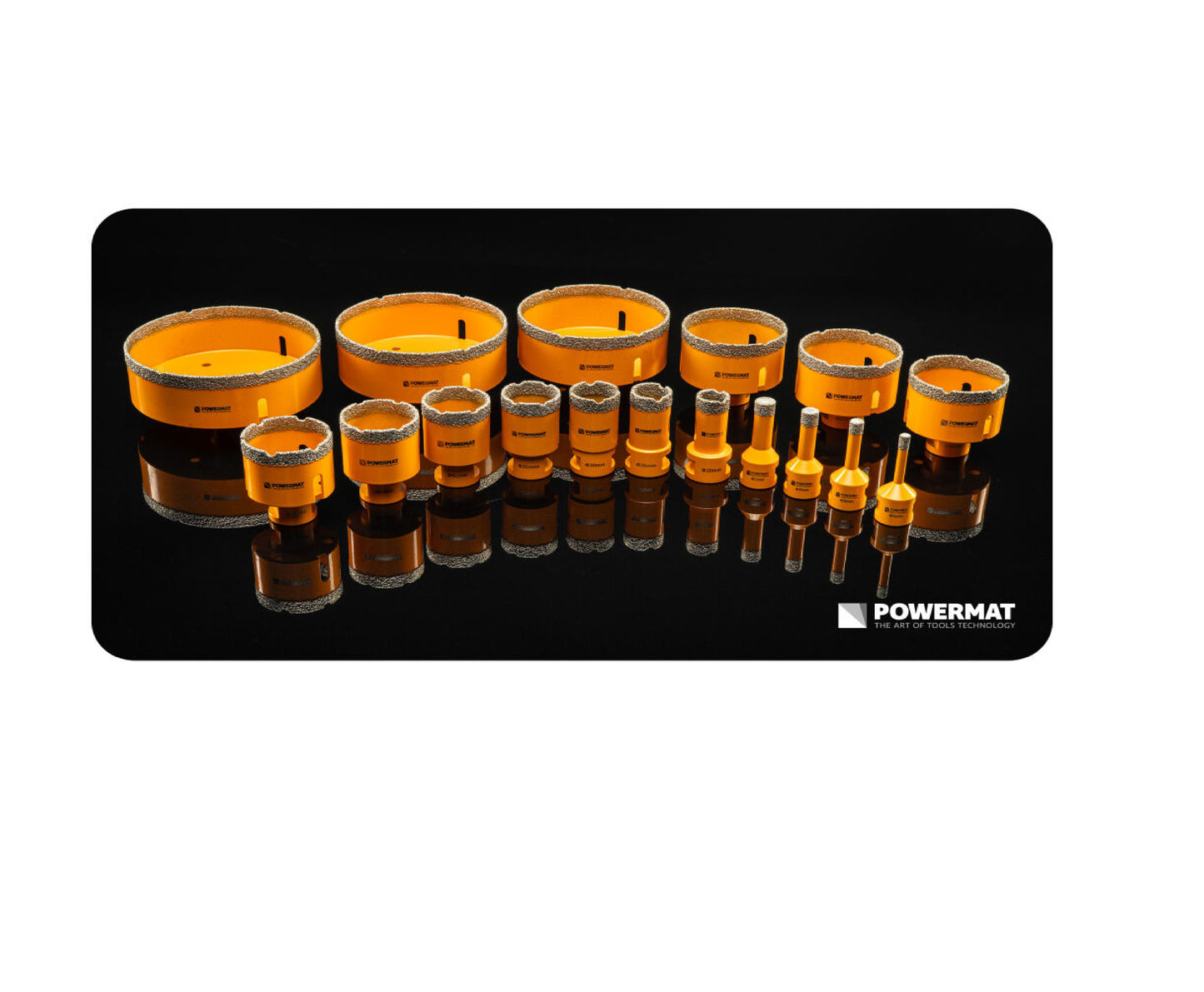 Carota diamantata pentru ceramica PM-DWK-40M14M, 40 mm, Powermat PM1574