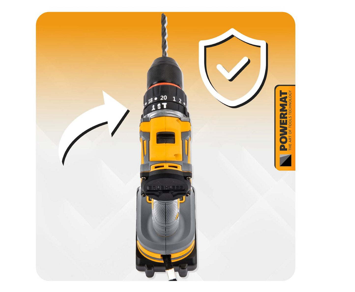 Masina de insurubat electrica cu acumulator PM-WA-21V-2M, 2 x 21 V, Powermat PM1411