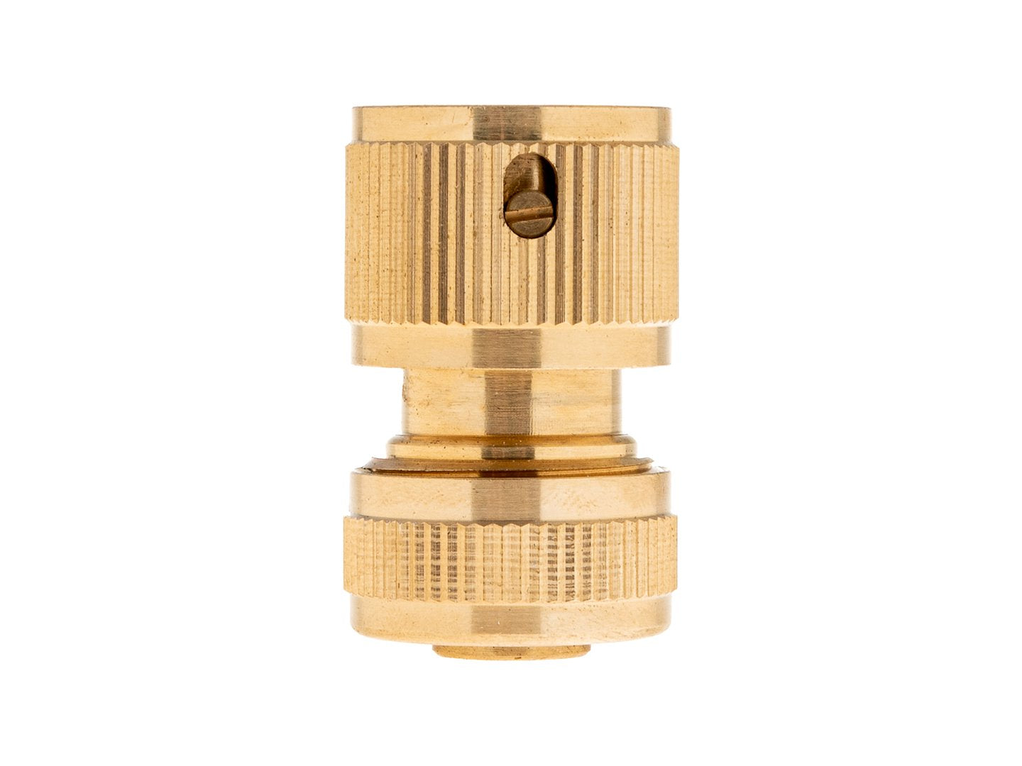Conector rapid cu opritor 1 / 2" Brass Line, Tvardy T07306
