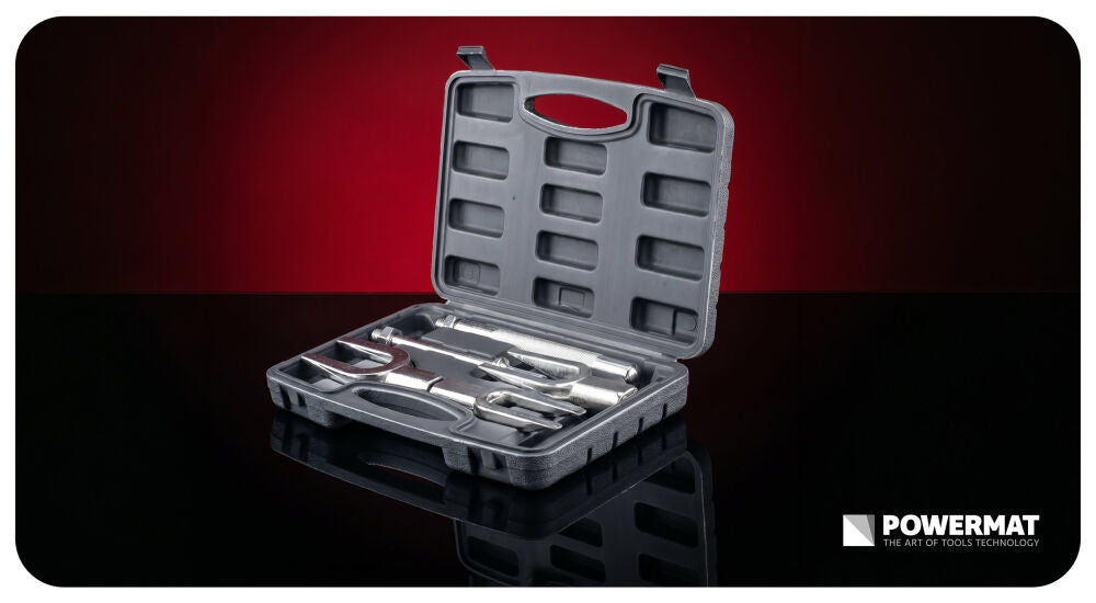 Kit extractor pentru articulatii sferice, sistem directie auto PM-SSDK-5T, 5 piese, Powermat PM1540