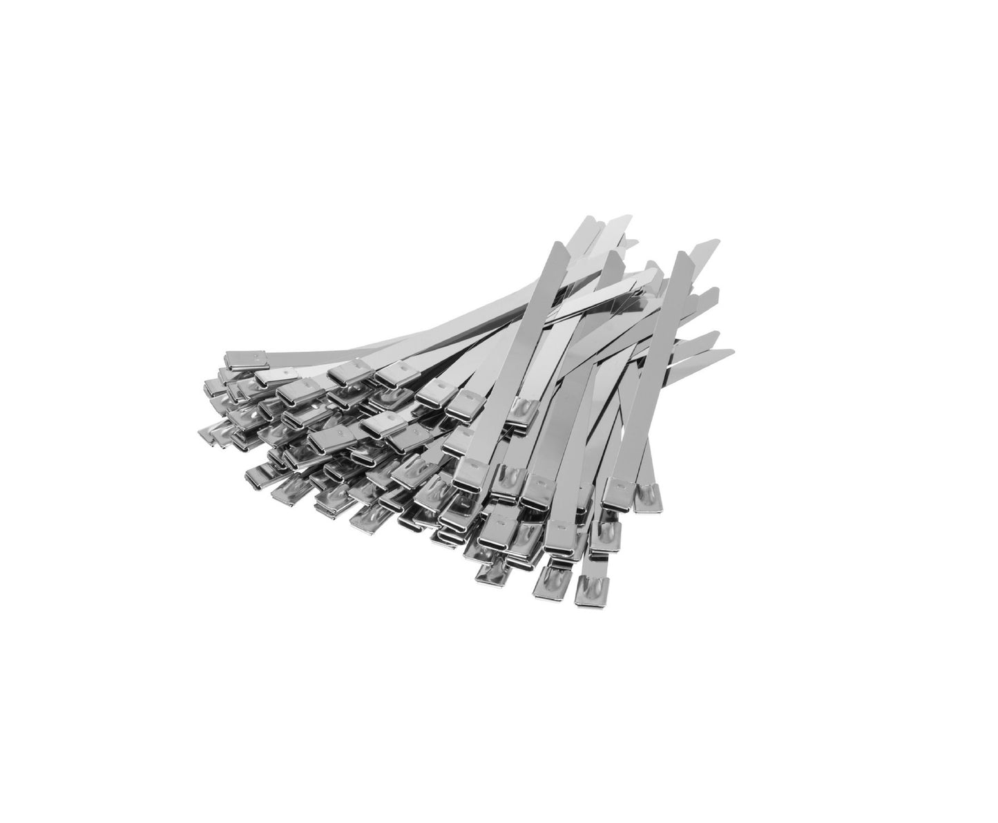 Set cleme din inox, 7,9x150mm, 100 bucati, Geko G17257