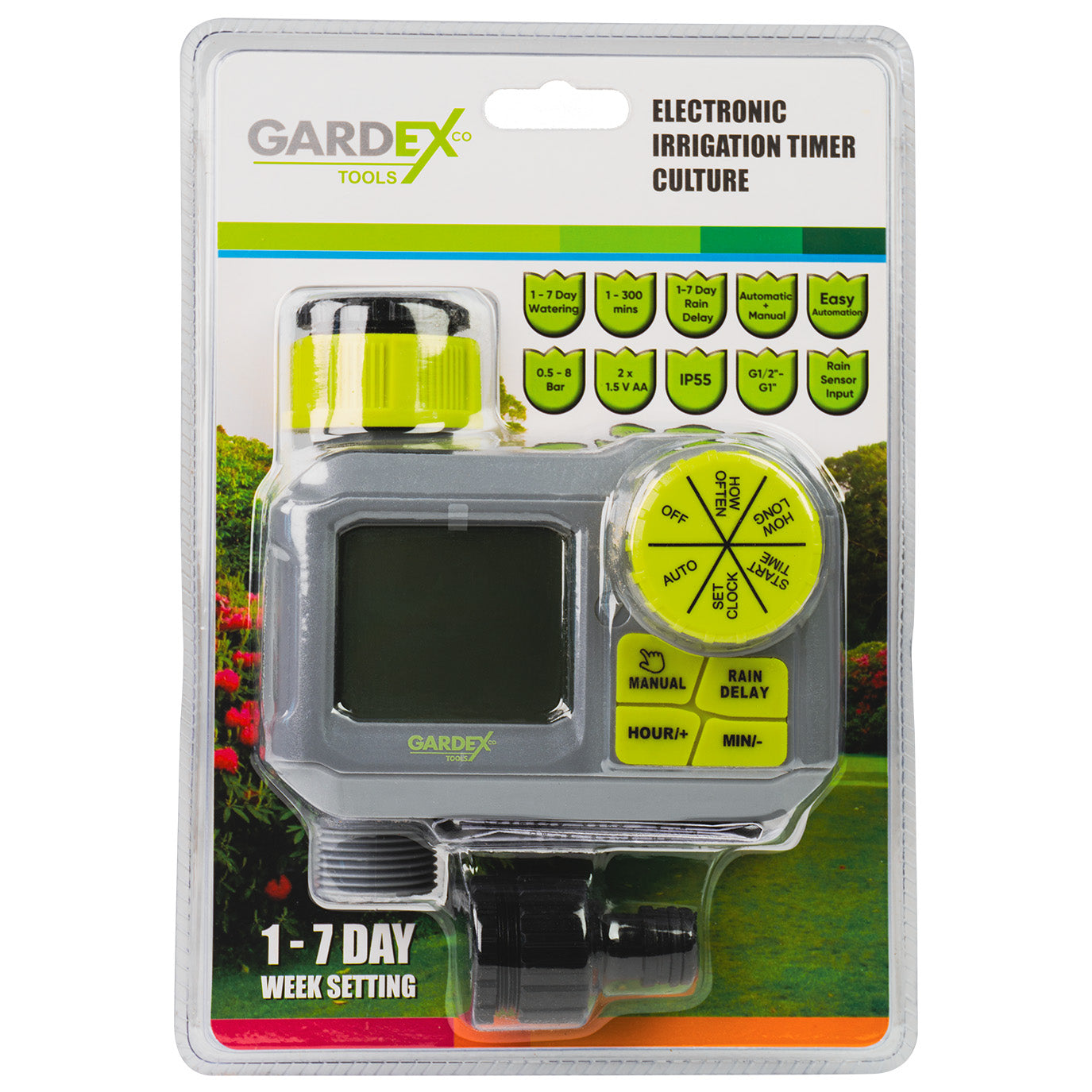 Temporizator electronic udare Culture, Gardex 401205